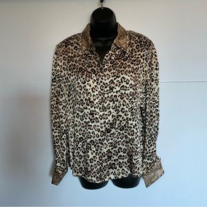 Starington for Neiman Marcus -blouse animal print. size 12